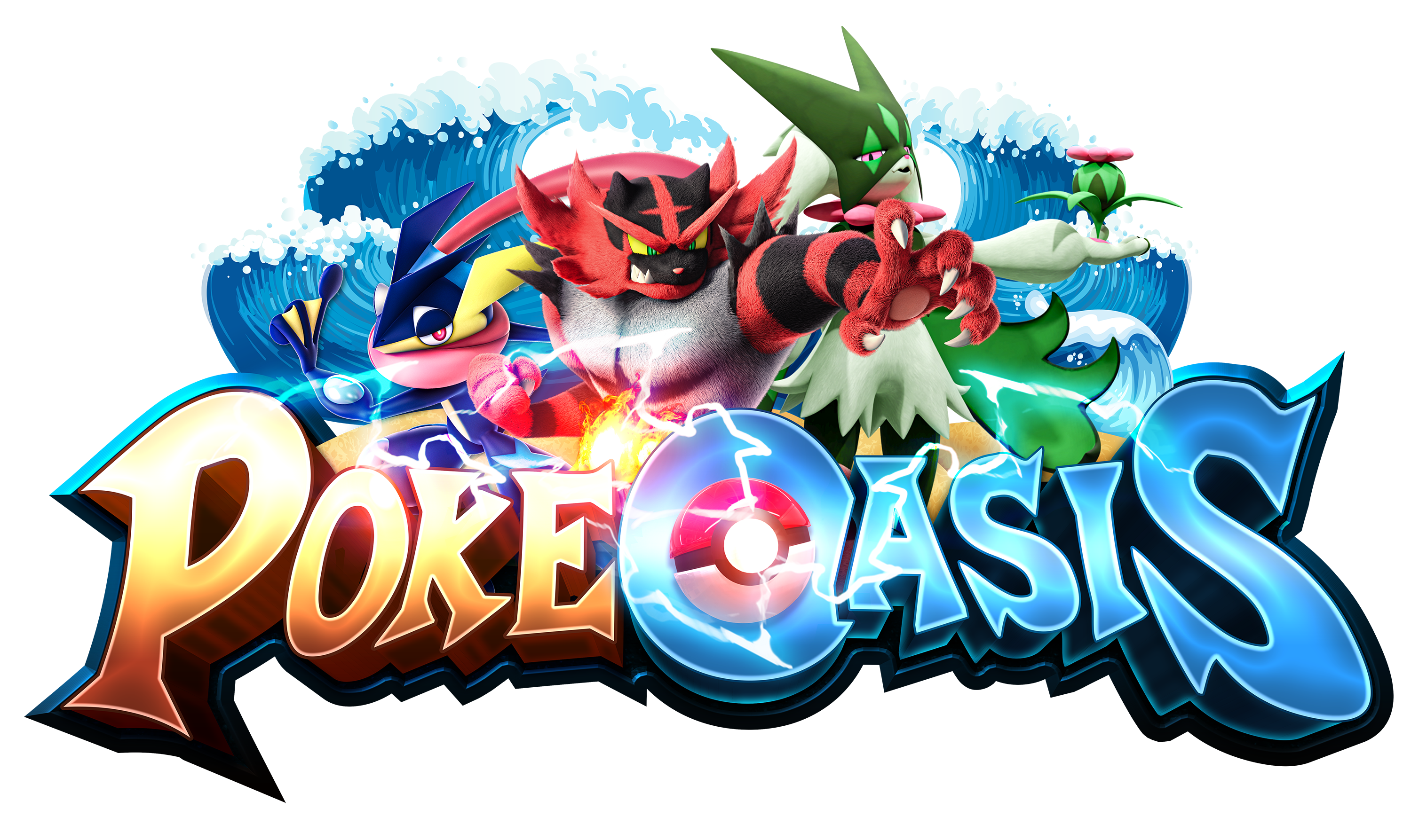PokeOasis — Greninja, Incineroar and Meowscarada
